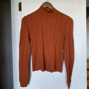 Dôen Rust Knit Top